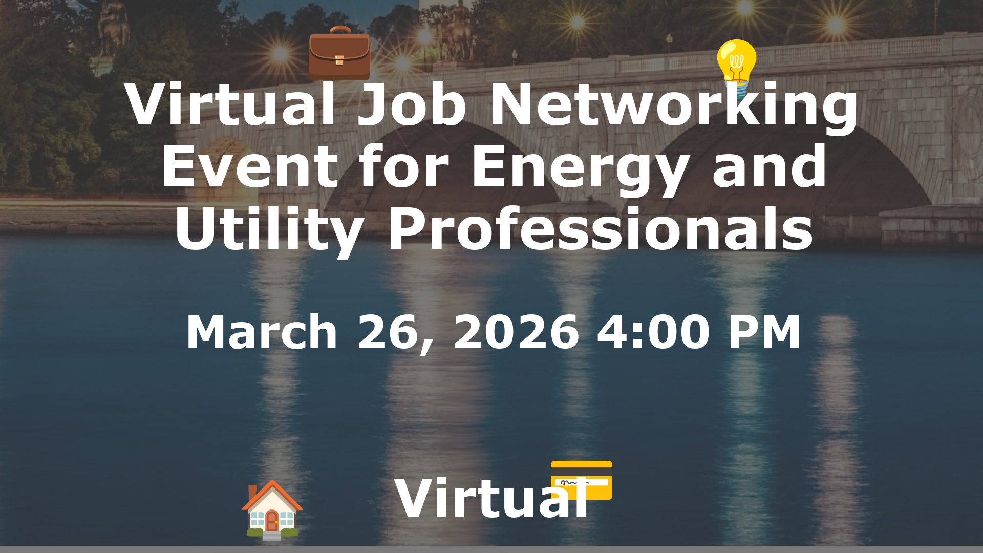 Virtual Job Networking Event for Energy and Utility Professionals event image